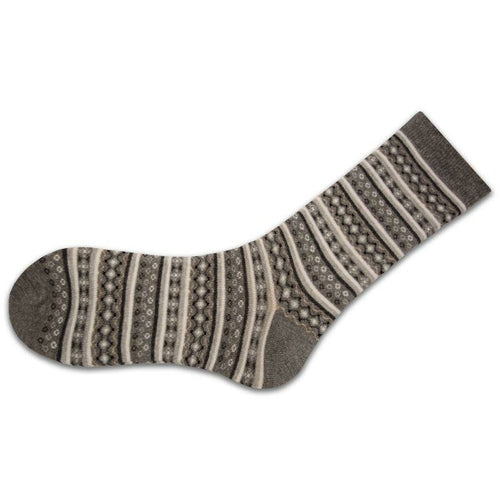 Flower Pattern Cotton Women's Crew Socks in 1-Pair Packs