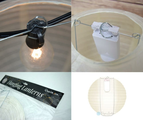20" White Round Paper Lantern, Even Ribbing, Chinese Hanging Wedding &