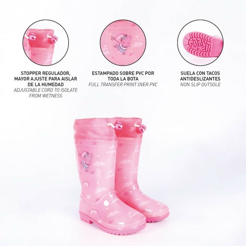 Children's Water Boots Peppa Pig Pink