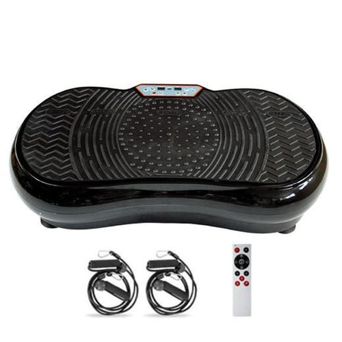 Social Hike Black Vibration Machine Platform - Exercise Plate Whole