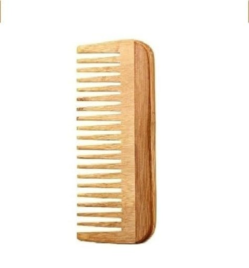 Pocket Neem Wooden Beard Comb for Men