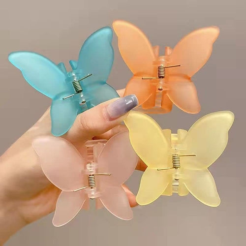 Butterfly Frosted Hair Claw Clips for Women (4)