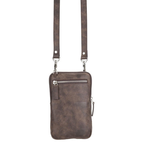 Nino Leather Crossbody Bag - Universal Wallet Case for Phones