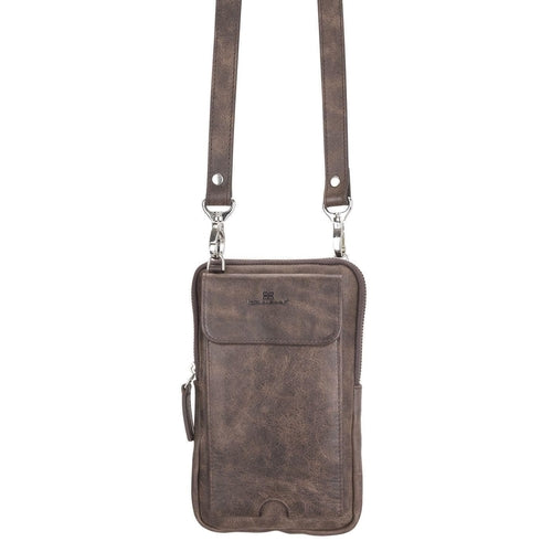 Nino Leather Crossbody Bag - Universal Wallet Case for Phones