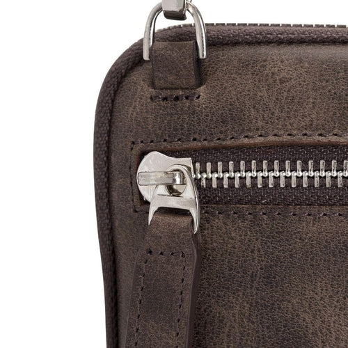 Nino Leather Crossbody Bag - Universal Wallet Case for Phones