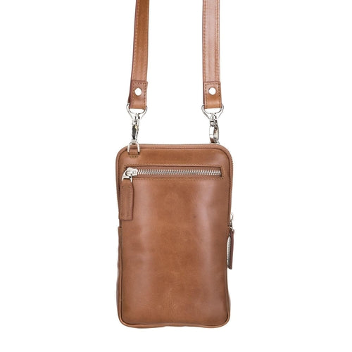 Nino Leather Crossbody Bag - Universal Wallet Case for Phones