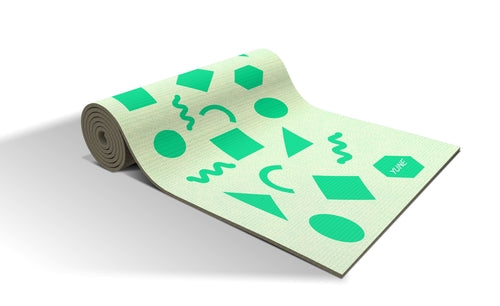 Oberon “Forest Flow” Yoga Mat – 6mm Non-Slip, Eco-Friendly (Green)